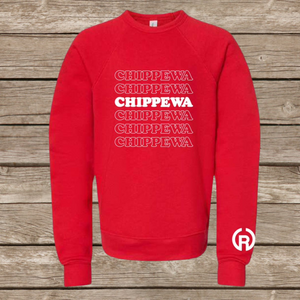 Chippewa Repeated Crew Neck Sweatshirt