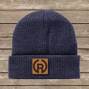 CRC Leather Patch Beanie