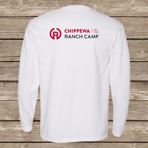 Chippewa Long Sleeve Pocket Tee- White